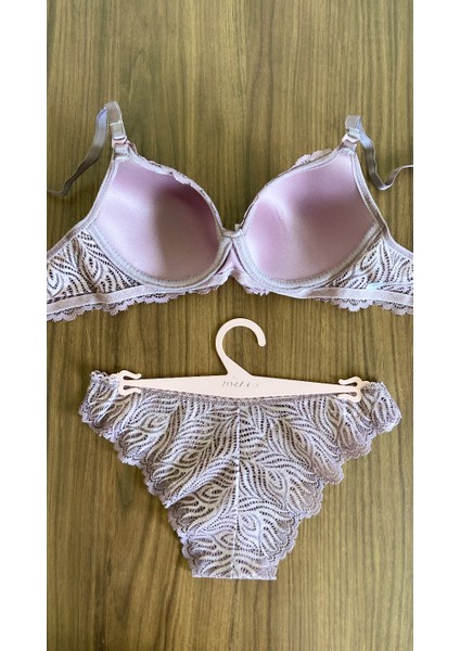 2 Renk 1 Paket Haki - Vizon Içi Boş Kap Sütyen Takım modelleri