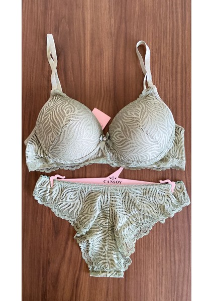 2 Renk 1 Paket Haki - Vizon Içi Boş Kap Sütyen Takım fırsatları