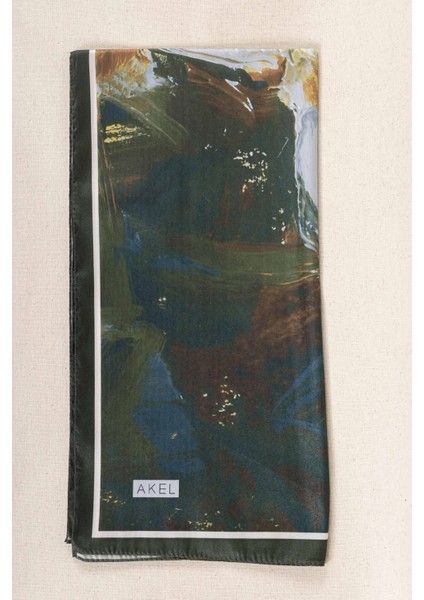 Dijital Kristal Desenli Eşarp 95x95 – Pastel Desen-3 fiyatları