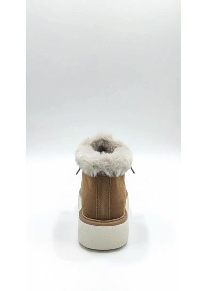 Taba Süet Kadın Hakiki Deri Bot 597.3637