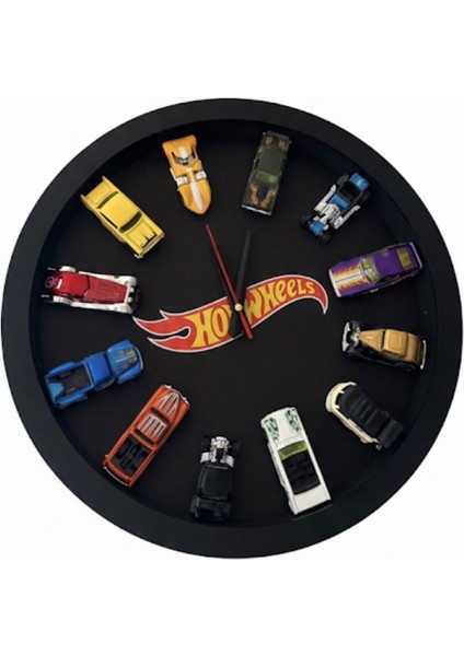 Hot Wheels Tasarım Kolleksiyon Duvar Saati fırsatları