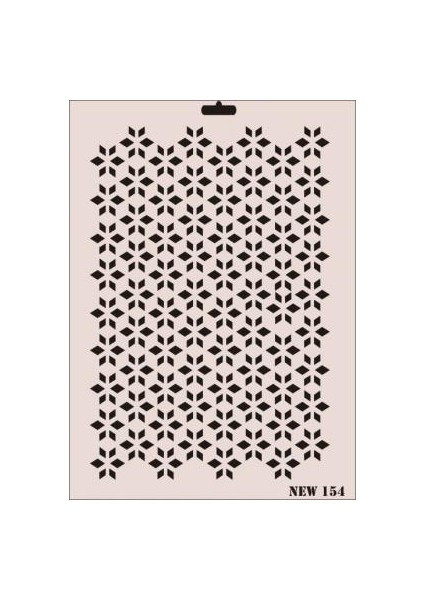 Rich New Seri N-154 Stencil 35X25 cm