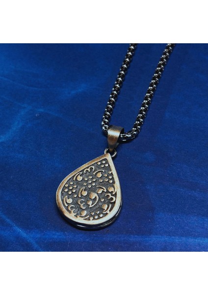 Içi Açılabilen Dualı El Işçiliği 925 Ayar Gümüş Erkek Kolye