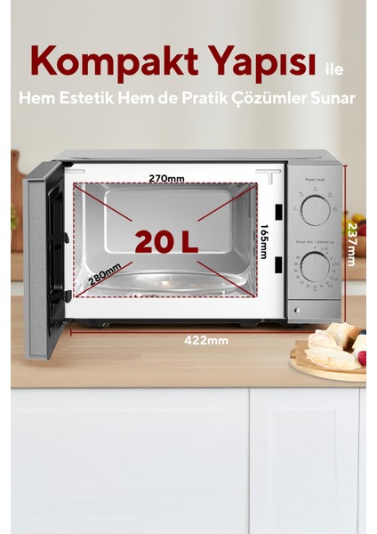 Silver Mikrodalga Fırın Hm-16 fiyatları