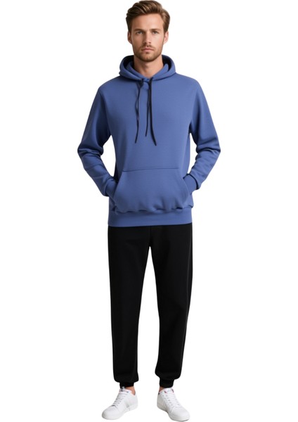 Erkek Kapüşonlu Kanguru Cep 3 Iplik Puf Yumuşacık (Içi Polarlı) fiyatları