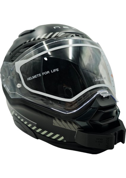 Nexx X-Wst 3 Kask Uyumlu Chinmount Aksiyon Kamera Çene Bağlantı Aparatı Seti