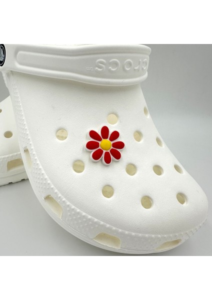 Terlik Süsü ve Aksesuarı , Çanta Süsü – Jibbitz 3D Renkli Papatya Logo Aksesuar fiyatları