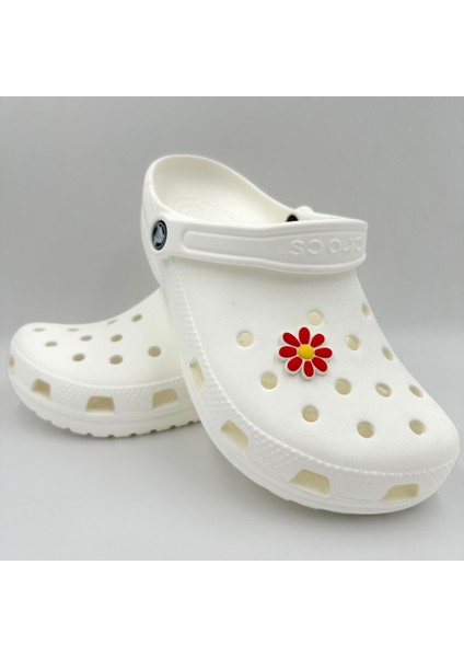 Terlik Süsü ve Aksesuarı , Çanta Süsü – Jibbitz 3D Renkli Papatya Logo Aksesuar modelleri