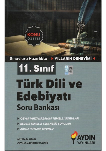 Aydın 11. Sınıf Türk Dili ve Edebiyat Soru Bankası
