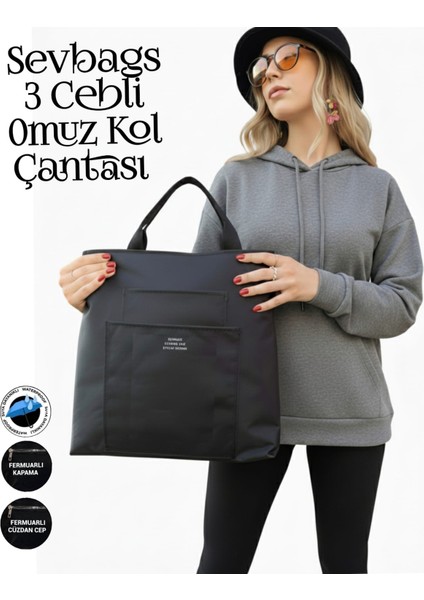 3 Cebli Kadın Omuz ve Kol Çantası modelleri