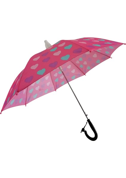 71cm Katlanır Kılıflı Düdüklü Çocuk Şemsiyesi Yağmur Kış Sonbahar RB0494
