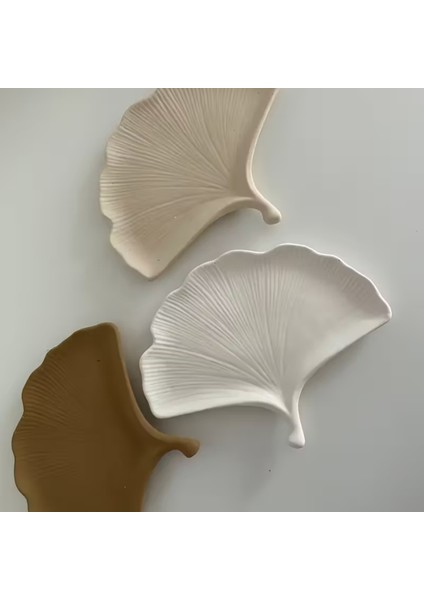 Silikon Ginkgo Yaprağı Tepsi Kalıbı - Epoksi, Beton ve Alçı Için Dekoratif Kalıp indirimleri