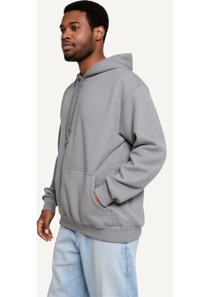 Erkek Kapüşonlu Kanguru Cep 3 Iplik Puf Yumuşacık (Içi Polarlı) modelleri