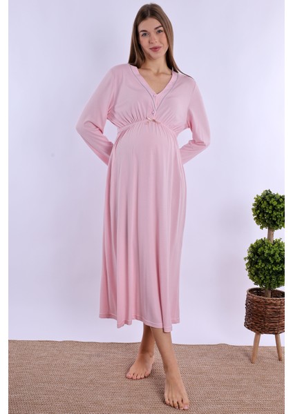 Pembe Hamile Lohusa Gecelik fırsatları