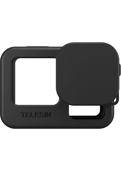 Gopro HERO13 Uyumlu Silikon Kılıf | HERO12/11/10/9 Uyumlu + Silikon Lens Koruyucu + Kordon Ip