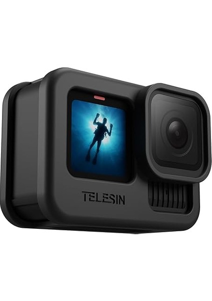 Gopro HERO13 Uyumlu Silikon Kılıf | HERO12/11/10/9 Uyumlu + Silikon Lens Koruyucu + Kordon Ip indirimleri