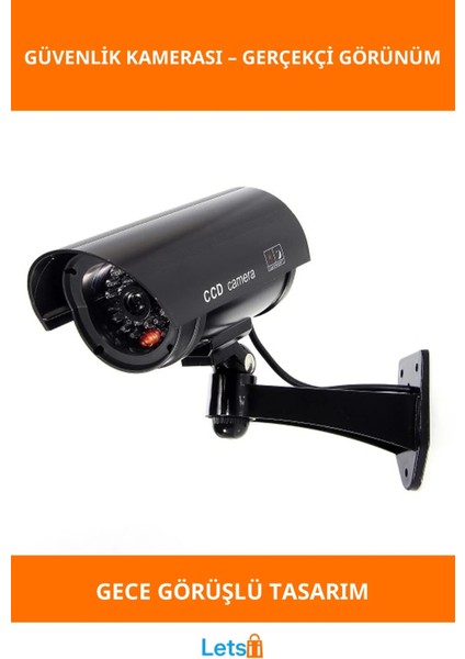 Gece Görüşlü Caydırıcı Güvenlik Kamerası