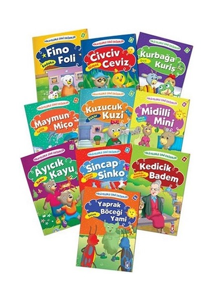 Hikayelerle Dini Değerler Set (10 Kitap Takım)