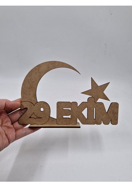 20 Adet 29 Ekim Ay Yıldız Ahşap Boyama Okul Dıy Etkinlik Aktivite Sanat 20 cm x 13 cm fiyatları