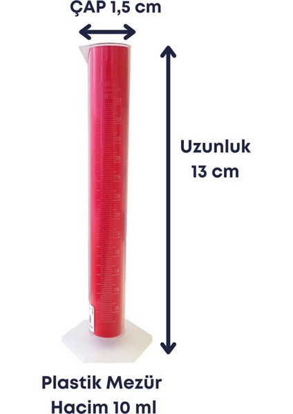Plastik Mezür Çeşitleri 10ML,25ML,50ML,100ML,250ML,500ML ve 1000ML Taksimatlı Ölçü Laboratuvara Uygun