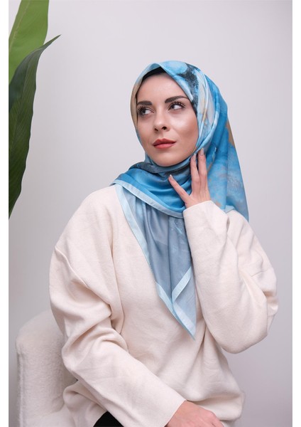 Renkli Karma Desen Dijital Soft Eşarp fiyatları