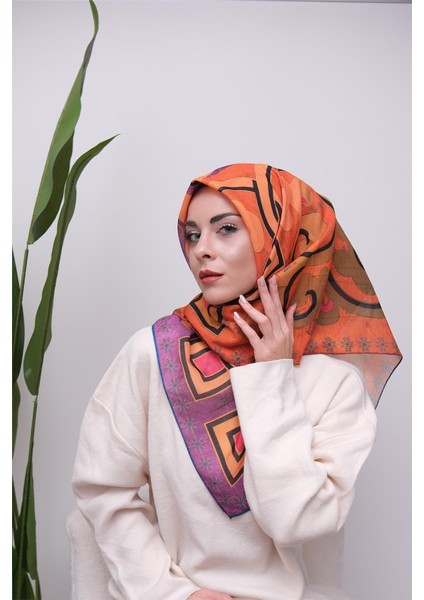 Renkli Karma Desen Dijital Soft Eşarp fiyatları