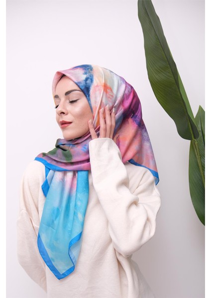 Renkli Karma Desen Dijital Soft Eşarp fiyatları