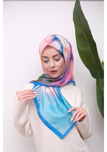 Renkli Karma Desen Dijital Soft Eşarp indirimleri