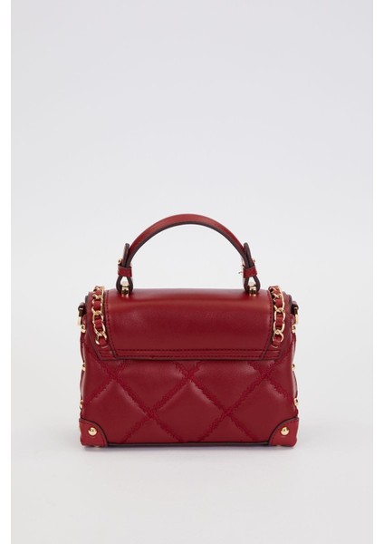 Koyu Kahve Kapitone Zincirli El Çantası fırsatları