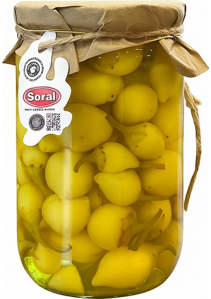 Topi Biber Turşuşu Cam Kavanoz 660CC 350 gr