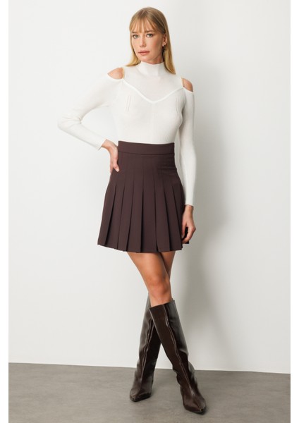 Kadın Piliseli Tenis Etek 2005 Kahverengi fiyatları