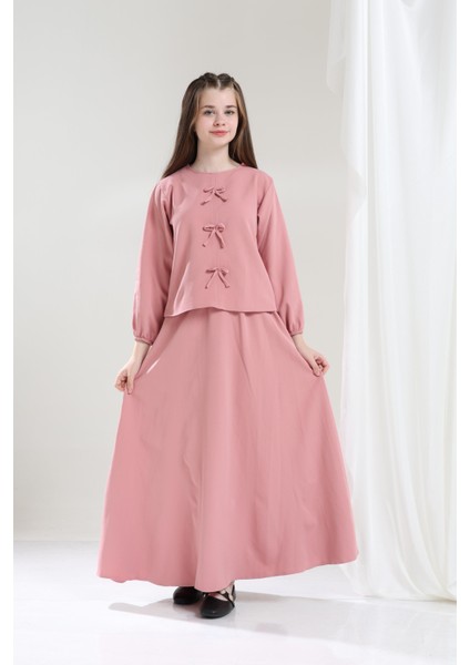 Nora Kız Çocuk Takım Pembe