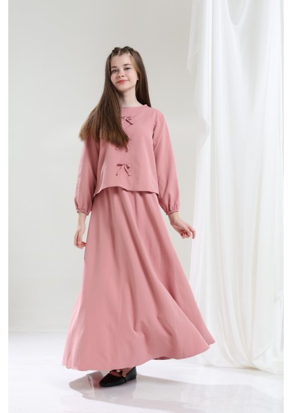 Nora Kız Çocuk Takım Pembe modelleri