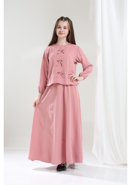 Nora Kız Çocuk Takım Pembe fırsatları