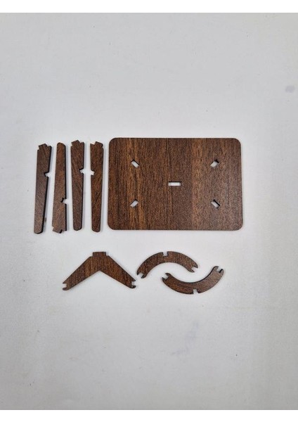 Ahşap Minyatür Oyuncak Dekoratif Masa 10 cm x 6 cm x 6 cm modelleri