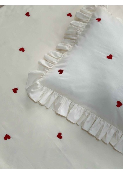 Fırfırlı Pamuklu Nevresim Takımı 3 Parça fiyatları