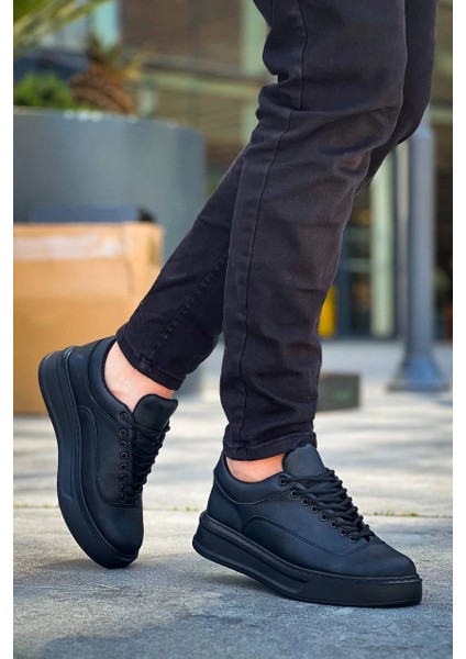 KB-005 Kuback Siyah Cilt Siyah Taban Bağcıklı Günlük Erkek Ayakkabı fırsatları