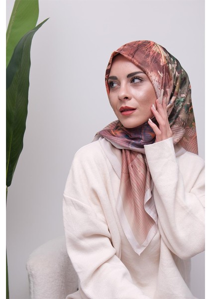 Renkli Karma Desen Dijital Soft Eşarp fiyatları