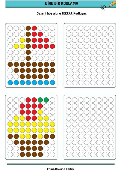 3-9 Yaş Desen Kodlama (Kodlamanın Mantığını Öğretir) indirimleri