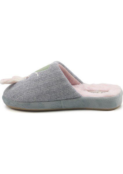 609054.Z5PR Gri Kadın Ev Terliği modelleri