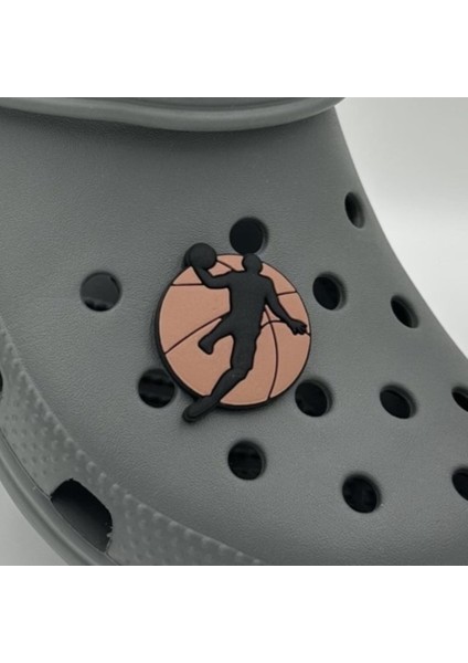 Terlik Süsü ve Aksesuarı , Çanta Süsü – Renkli Jibbitz Jordn Basket Görselli Figür Aksesuarı