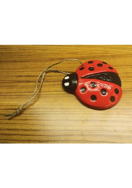 El Yapımı Uğur Böceği-Uğur Böceği Duvar Dekoru-Dekoratif Kırmızı Uğur Böceği Şanstılsımı-Şans Getiren Uğur Böceği Ev ve Bahçe Süsü