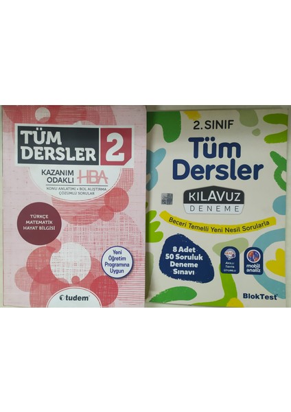 Bloktest Yayınları 2. Sınıf Tüm Dersler Kılavuz Deneme+ 2. Sınıf Tüm Dersler Kazanım Odaklı Soru Bankası