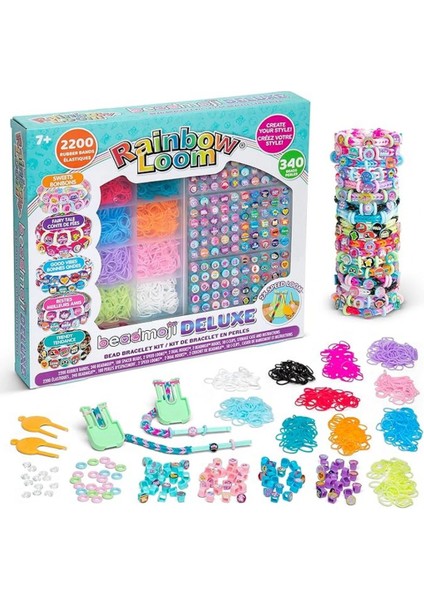 Rainbow Loom: Beadmoji Deluxe Paket 2200 Parça