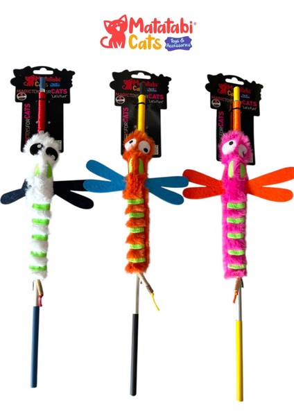 Yusufçuk Al. Saplı Kedi Oltası(Matatabi,çıngırak ve Özel Hışırtı Içerir.özel Kumaş) fiyatları