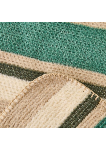 Soft Huzra Pamuklu Çift Kişilik Battaniye - Yeşil - 200X220 cm modelleri