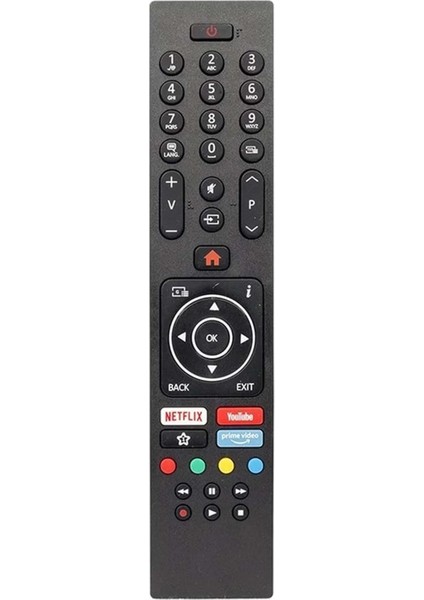 LCD LED Kumanda Vestel Rc 43135P Netflix Youtube Prime Video Tuşlu
