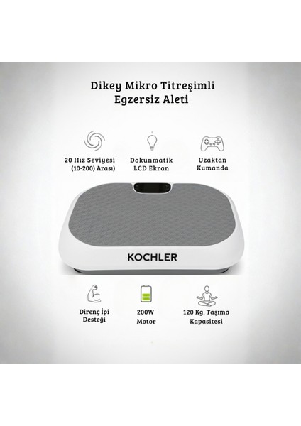 Vibecore Ev Tipi Dikey Mikro Titreşimli Egzersiz Aleti – Uzaktan Kumandalı Fitness Platformu modelleri