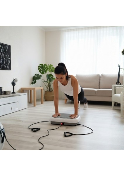 Vibecore Ev Tipi Dikey Mikro Titreşimli Egzersiz Aleti – Uzaktan Kumandalı Fitness Platformu