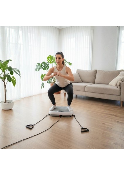 Vibecore Ev Tipi Dikey Mikro Titreşimli Egzersiz Aleti – Uzaktan Kumandalı Fitness Platformu